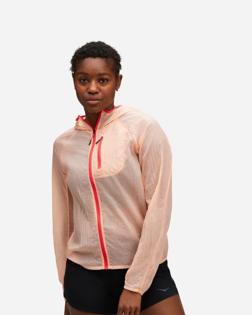 Veste Skyflow pour Femme en Apricot Taille S | Vestes Hoka One One en coloris Pink