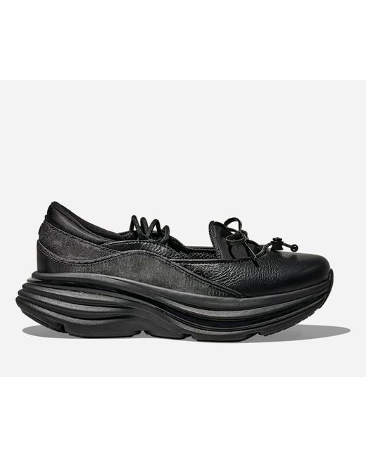 Hoka One One Black Bondi Mary Jane Lifestyle Shoes