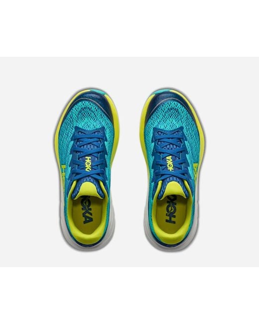 Hoka One One Blue Kid's Rincon 4 Road Running Shoes