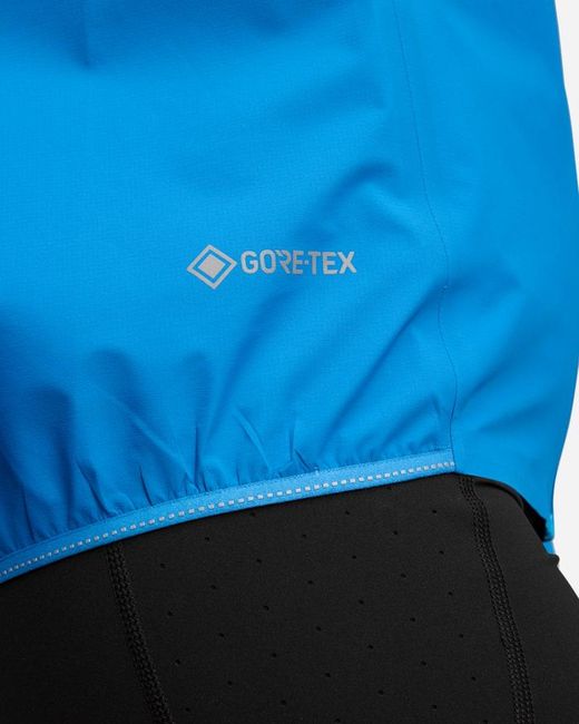 Hoka One One Blue Skybreeze Waterproof Jacket Gore-tex