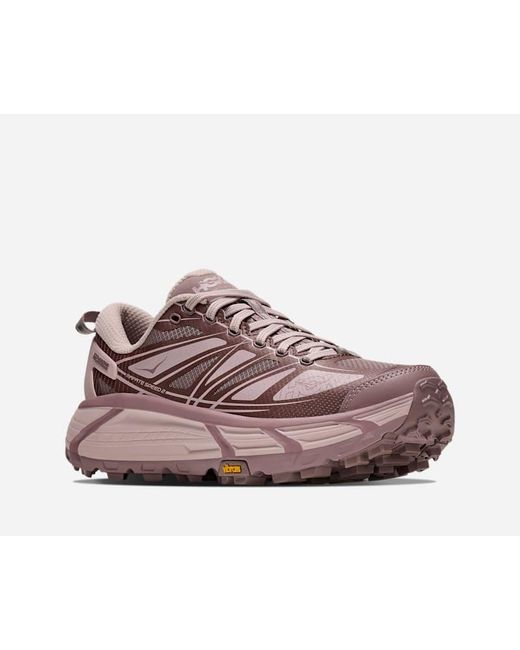 Hoka One One Pink Mafate Speed 2 Lifestyle Shoes