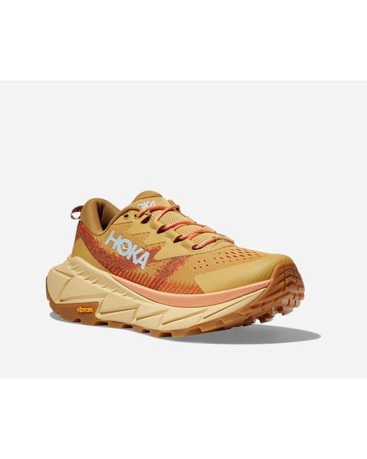 Skyline-Float X Chaussures pour Homme en Flaxseed/Pollen Taille 40 2/3 | Randonnée Hoka One One en coloris Yellow