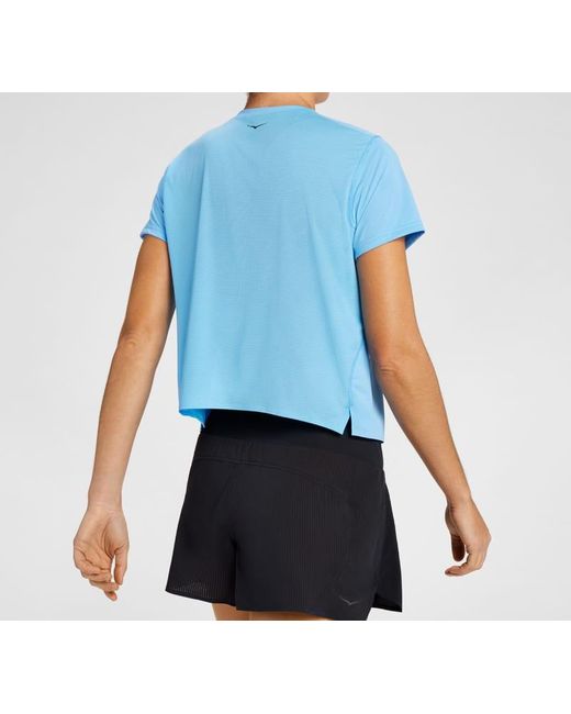 Short Sleeve pour Femme en All Aboard Taille XL | T-Shirts À Manches Courtes Hoka One One en coloris Blue