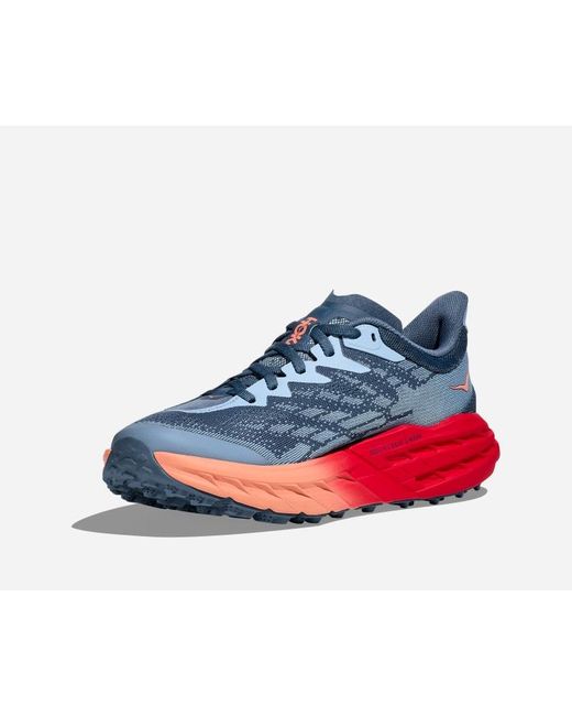 Speedgoat 5 Chaussures pour Femme en Real Teal/Papaya Taille 38 | Trail Hoka One One en coloris Blue