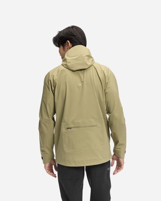 Hoka One One Green Transport Jacket Gore-tex for men