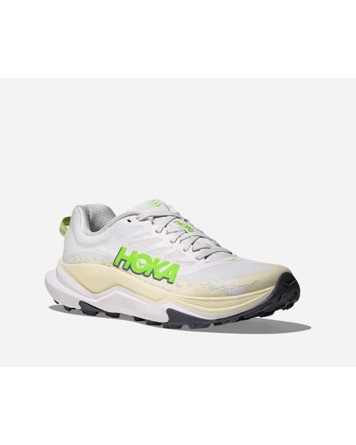 Hoka One One White Torrent 4 Trail Shoes