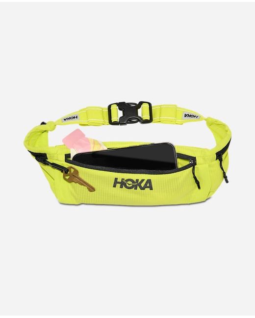 Hoka One One Yellow Laufgürtel in Citrus Größe M | Laufgürtel