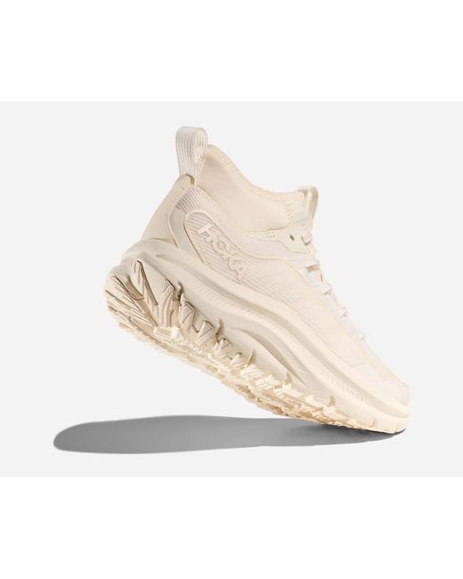 Hoka One One White Kawana Mid Lifestyle Shoes