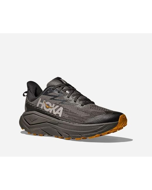 Hoka One One Black Challenger 8 Gore-tex Trail Shoes for men