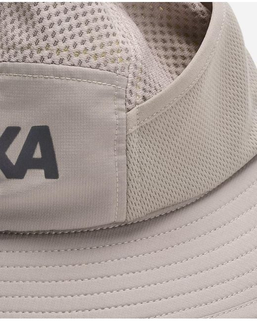 Hoka One One Gray Adventure Hat 2.0