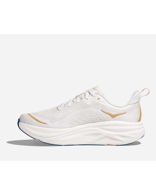 Hoka One One White Skyflow Road Running Shoes for men