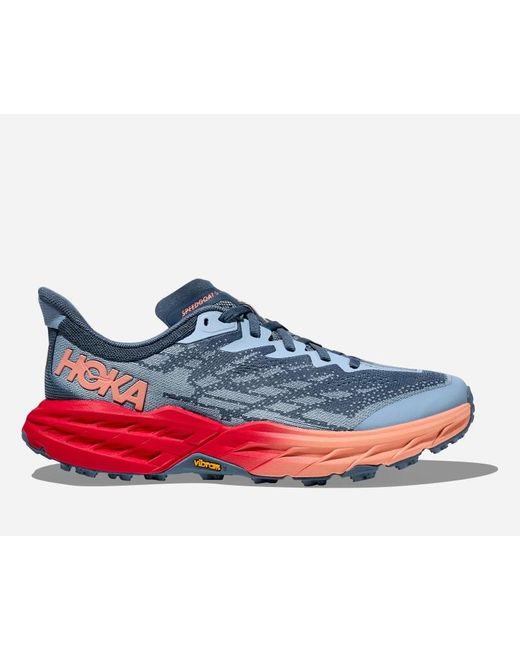 Speedgoat 5 Chaussures pour Femme en Real Teal/Papaya Taille 38 | Trail Hoka One One en coloris Blue
