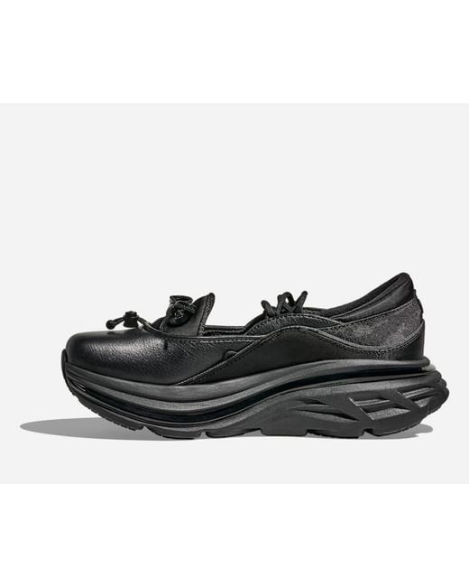 Hoka One One Black Bondi Mary Jane Lifestyle Shoes
