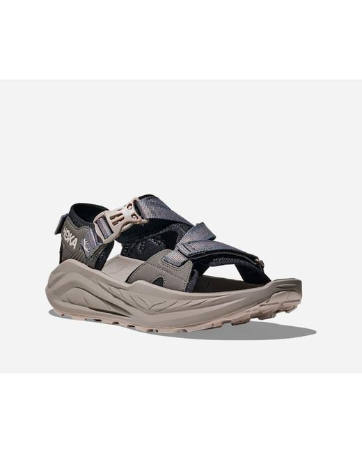Hoka One One Black Infini Hike Tc Hiking Sandals for men