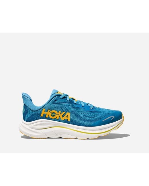 Hoka One One Blue Kid's Clifton 10 Road Running Shoes