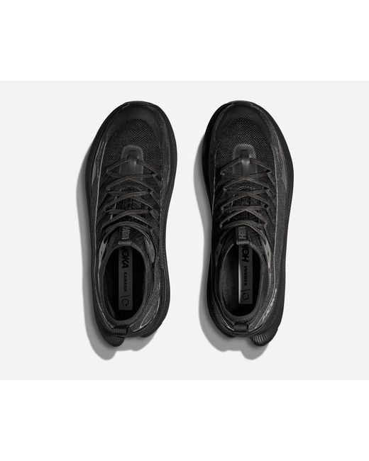 Hoka One One Black Kawana Mid Lifestyle Shoes for men