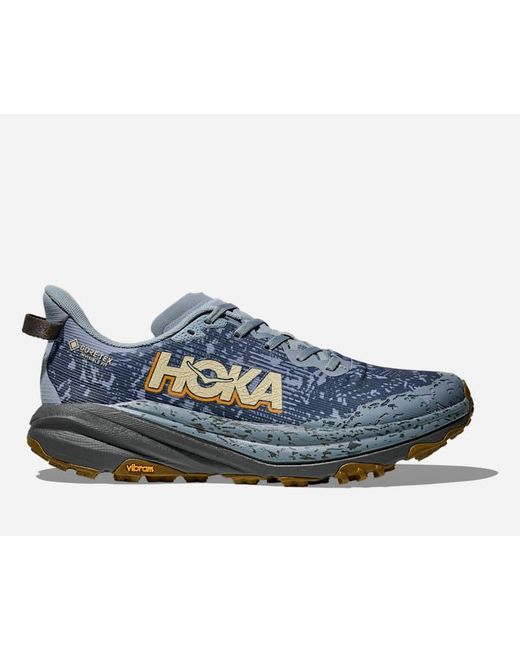 Hoka One One Blue Speedgoat 6 Gore-tex Trail Shoes for men
