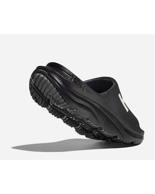 Hoka One One Black Ora Athletic Slide