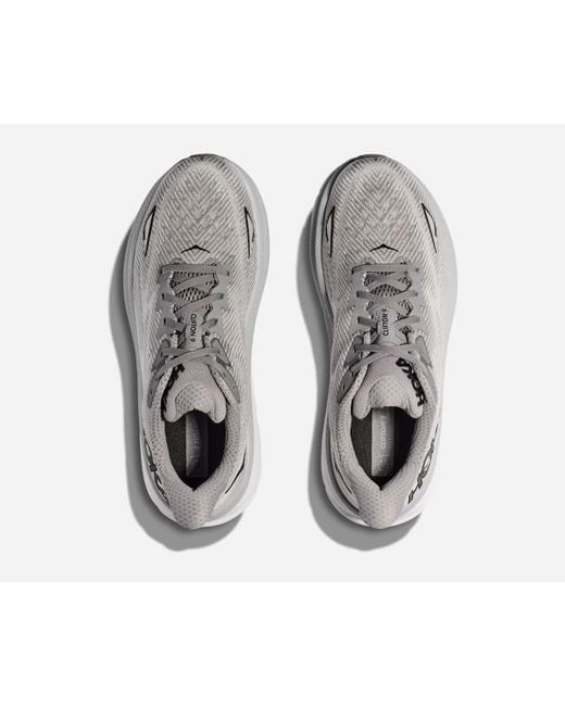 Hoka One One Gray Clifton 9 for men