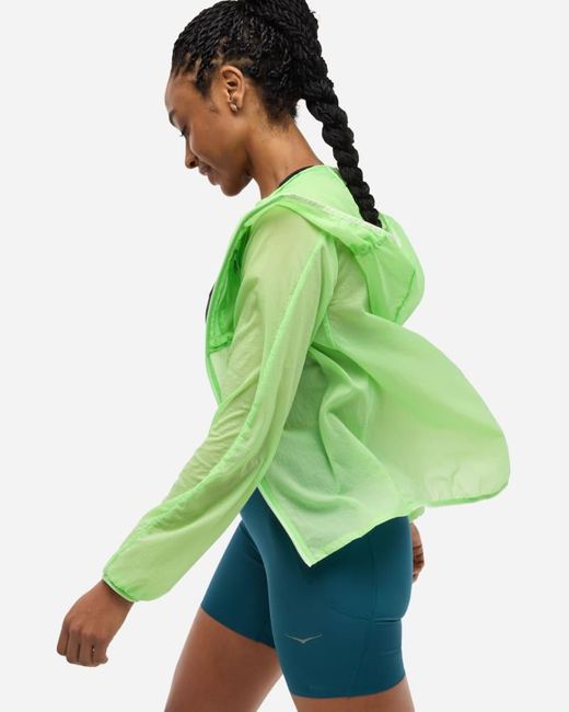 Hoka One One Green Skyflow Jacket