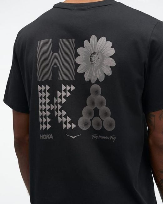 Hoka One One Black Mosaic T-shirt