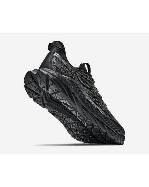 Hoka One One Black Mach Remastered Aura Lifestyle Shoes for men