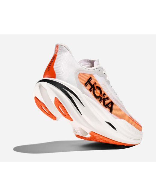 Hoka One One Multicolor Cielo X1 2.0 Schuhe in Frost/Lava Größe 37 1/3 | Wettkampf