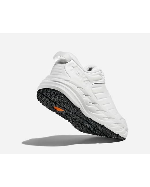 Hoka One One White Bondi Sr Road Running Shoes