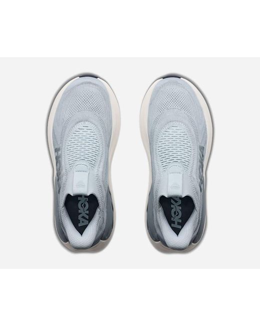 Hoka One One Blue Skyward Laceless Recovery Shoes