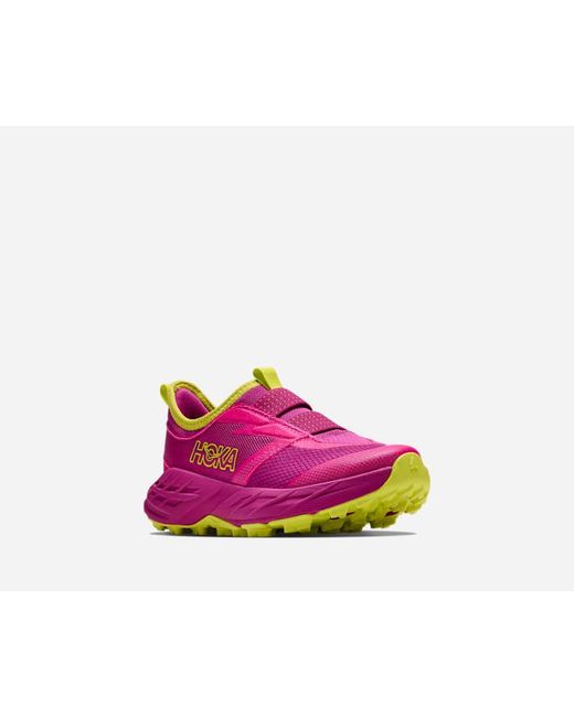 Hoka One One Purple Kid's Speedgoat 7 Trail Shoes