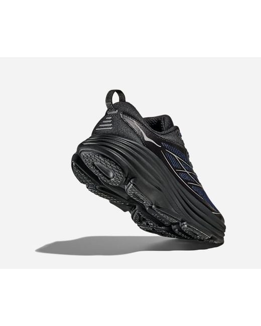 Hoka One One Black Stealth/tech Bondi 8 Caged Lifestyle Shoes