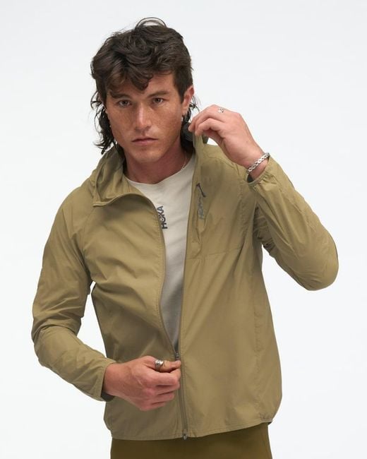 Hoka One One Green Skyflow Wind Jacket for men