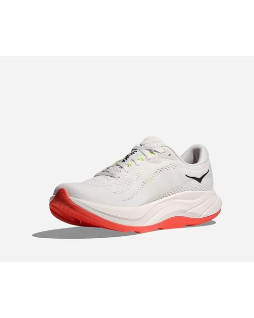 Hoka One One White Rincon 4 Road Running Shoes