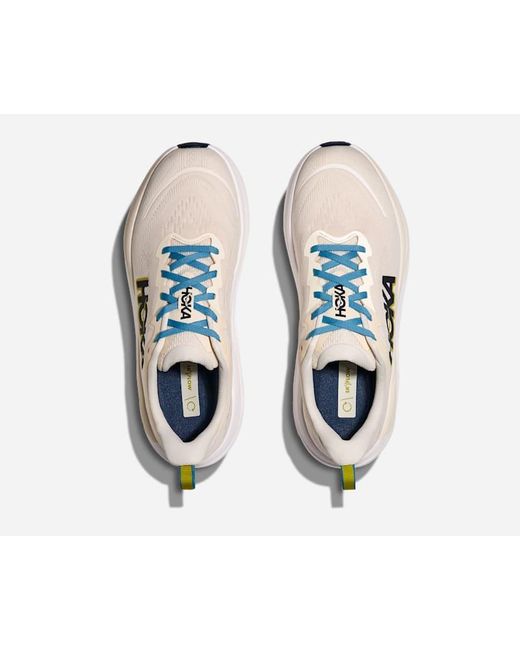 Hoka One One White Skyflow Road Running Shoes for men