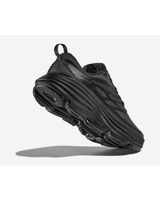 Hoka One One Black Stealth/tech Bondi 8 Caged Lifestyle Shoes