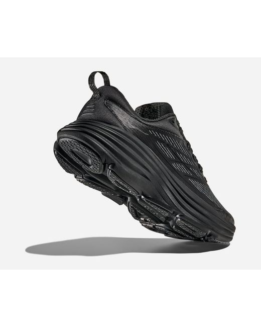 Hoka One One Black Stealth/tech Bondi 8 Caged Lifestyle Shoes