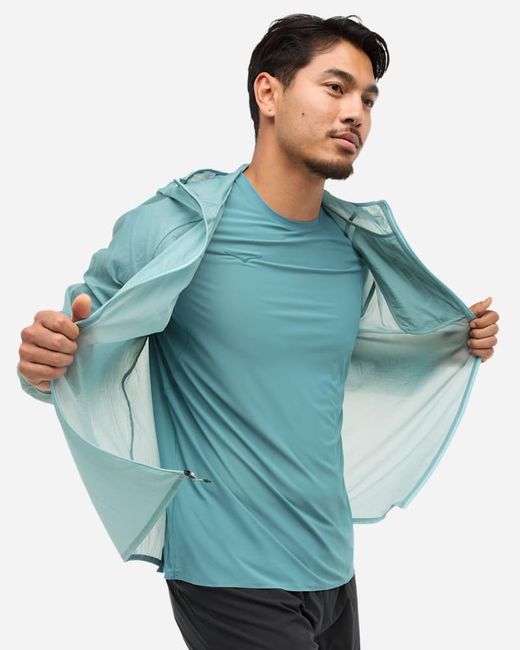 Hoka One One Blue Skyflow Jacket for men