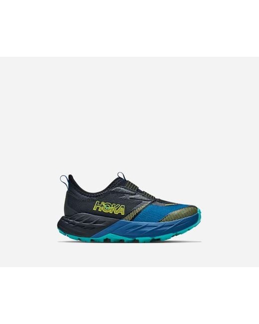Hoka One One Blue Kid's Speedgoat 7 Trail Shoes