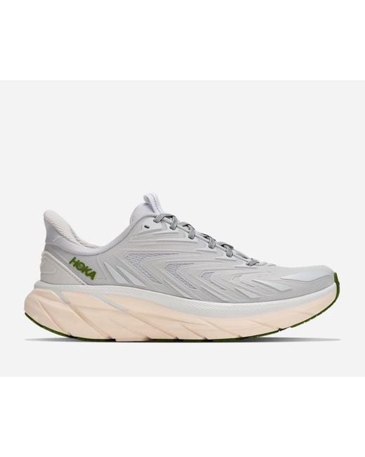 Hoka One One White Clifton Utl Lifestyle Shoes