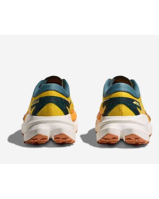 Hoka One One Yellow Mafate X Trail Shoes for men