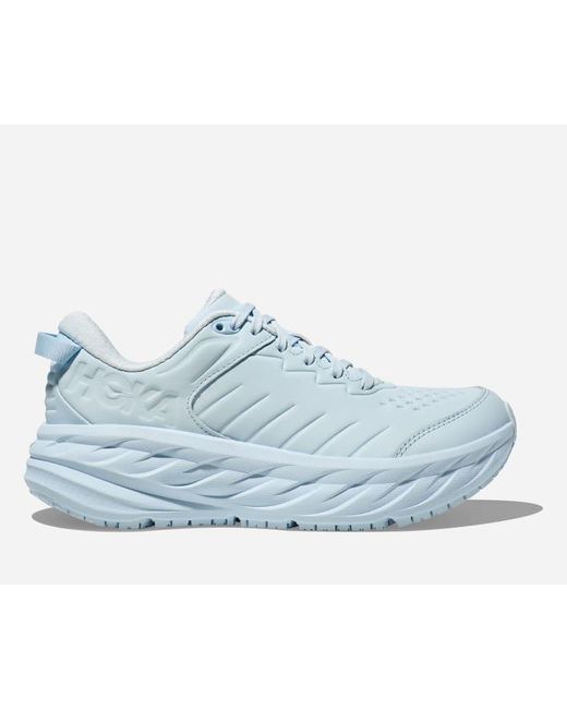 Bondi SR Chaussures pour Femme en Ice Water/Ice Water Taille 41 1/3 Large | Route Hoka One One en coloris Blue