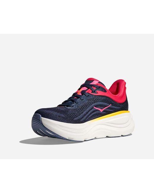 Hoka One One Blue Bondi 9 Schuhe für Damen in Varsity Navy/Nautical Dusk Größe 38 | Straße