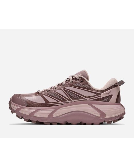 Hoka One One Pink Mafate Speed 2 Lifestyle Shoes