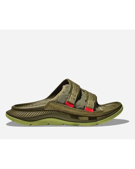 Hoka One One Ora Luxe Recovery Shoes in Green | Lyst UK