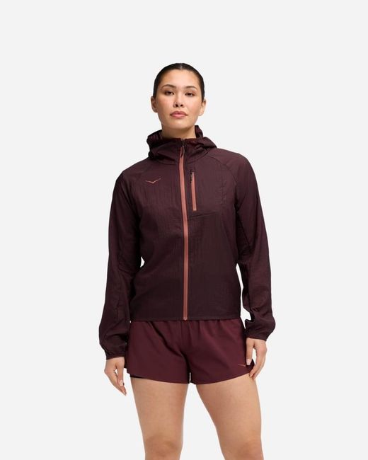 Hoka One One Red Skyflow Jacket