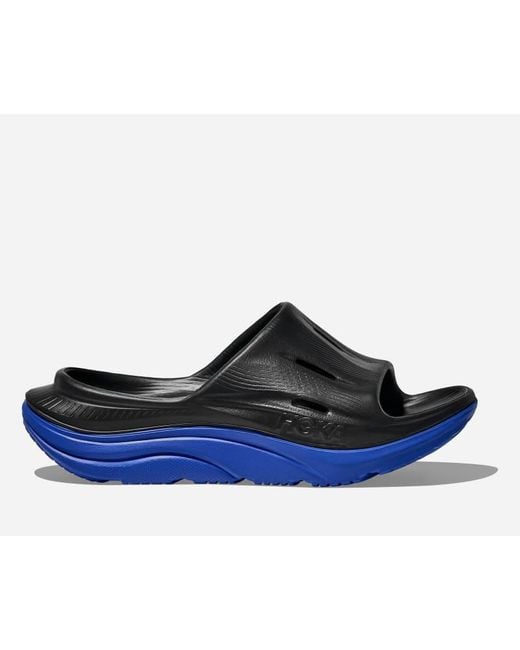Ora Recovery Slide 3 Chaussures En Taille Hoka One One en coloris Blue
