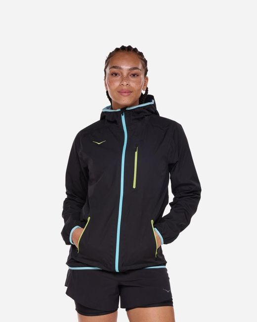 Hoka One One Blue Tecsky Waterproof Jacket