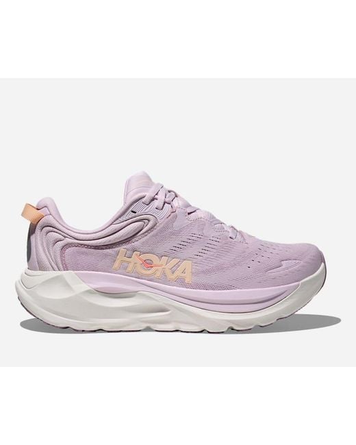 Hoka One One Purple Gaviota 6 Road Running Shoes