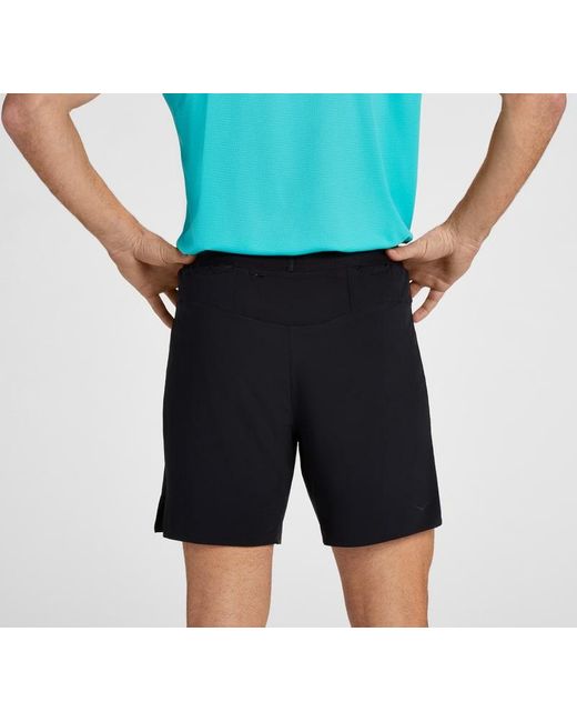 Hoka One One Shorts, 18 cm für Herren in Black Größe XL | Shorts in Blue für Herren