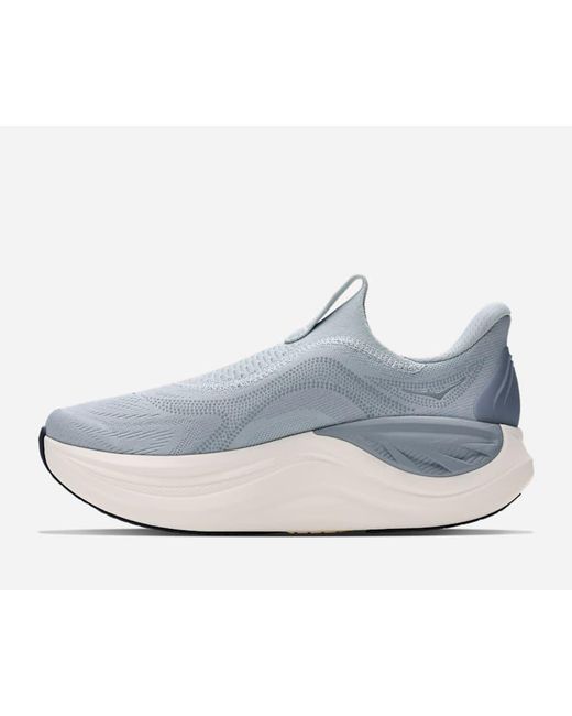 Hoka One One Blue Skyward Laceless Recovery Shoes